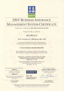 CERTIFICATO EN ISO 9001: 2015